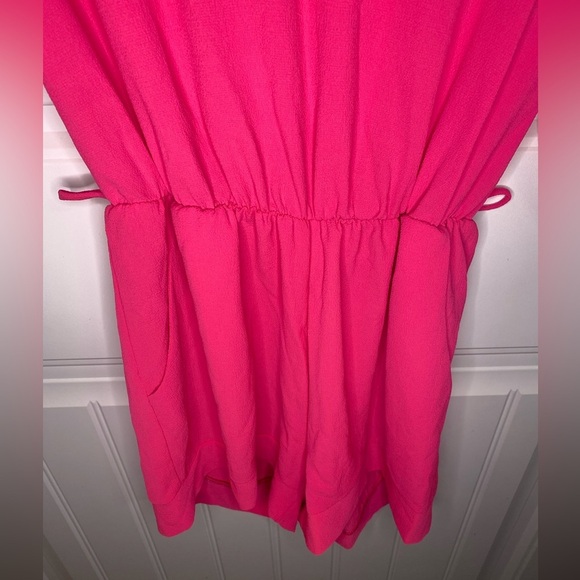 VICI Hot Pink Short Sleeve Romper - Picture 5 of 10
